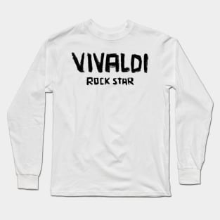 Rock Star Classical Composer: Vivaldi Long Sleeve T-Shirt